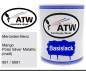 Preview: Mercedes-Benz, Mango Polar Silver Metallic (matt), 991 / 9991: 1L Lackdose, von ATW Autoteile West.